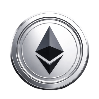 Unoszący się grafik z monetą kryptowaluty Ethereum ETH