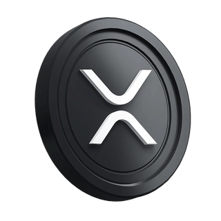 Ozdobny motyw monety XRP Ripple umieszczony w części z bezpłatnym przewodnikiem
